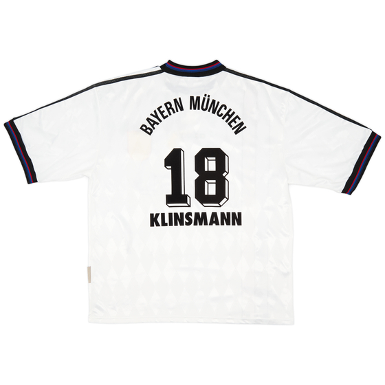 1996-98 Bayern Munich Away Shirt Klinsmann #18 - 9/10 - (XL)