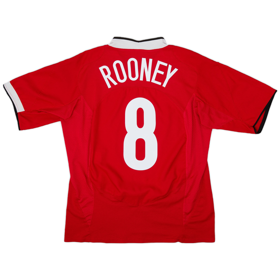 2004-06 Manchester United Home Shirt Rooney #8 - 6/10 - (L)