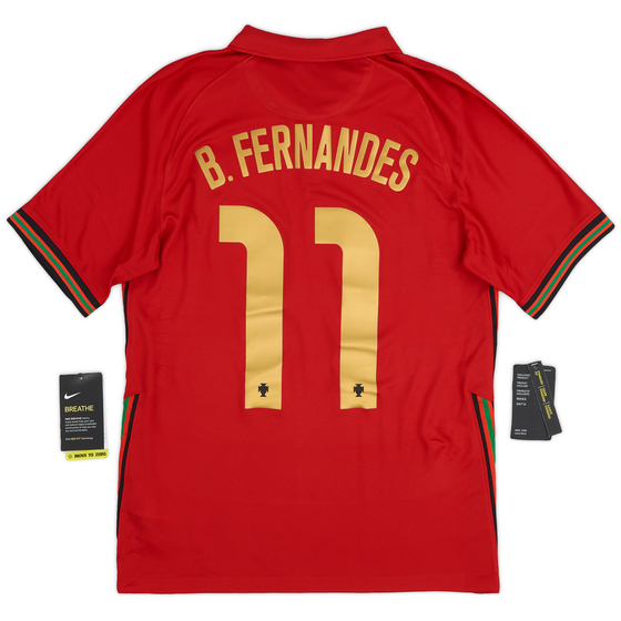 2020-21 Portugal Home Shirt B. Fernandes #11 (S)