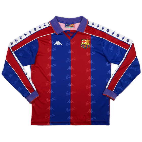 1992-95 Barcelona Home L/S Shirt - 6/10 - (M)