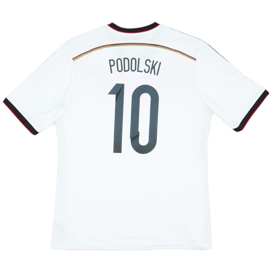 2014-15 Germany Home Shirt Podolski #10 - 5/10 - (XL)