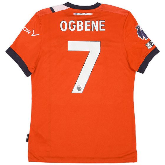 2023-24 Luton Match Issue Home Shirt Ogbene #7