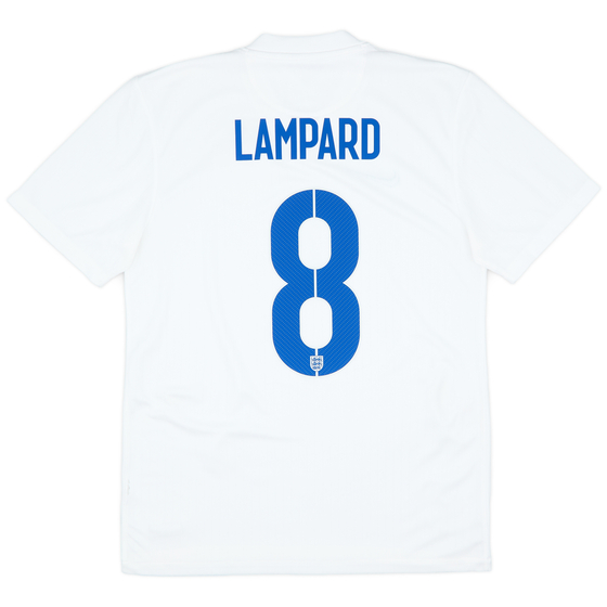2014-15 England Home Shirt Lampard #8 - 7/10 - (S)