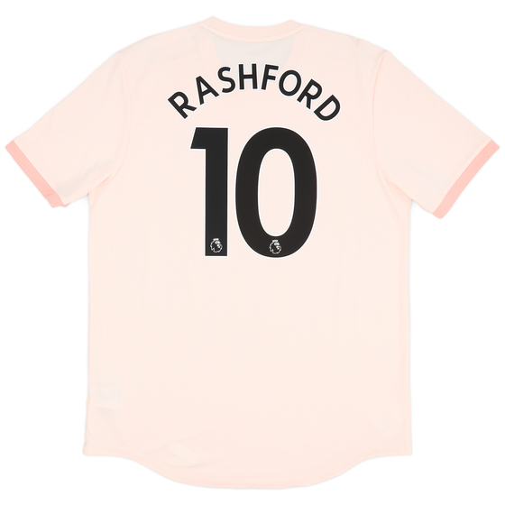 2018-19 Manchester United Authentic Away Shirt Rashford #10 - 10/10 - (XL)