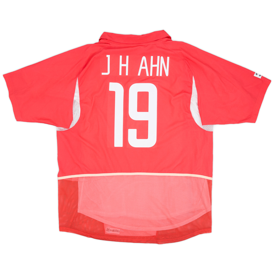 2002-03 South Korea Player Issue Home Shirt J.H.Ahn #19 - 9/10 - (XL)
