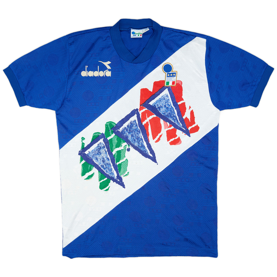 1992-94 Italy Diadora Training Shirt - 8/10 - (L)