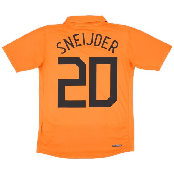 2006-08 Netherlands Home Shirt Sneijder #20 - 8/10 - (XL. Boys)