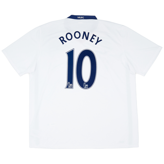 2008-10 Manchester United Away Shirt Rooney #10 - 7/10 - (3XL)