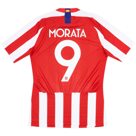 2019-20 Atletico Madrid Player Issue Vaporknit European Home Shirt Morata #9 - 10/10 - (M)