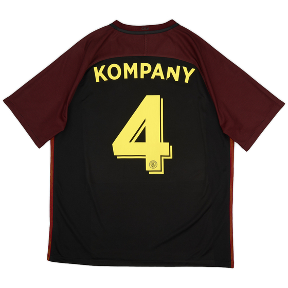 2016-17 Manchester City Away Shirt Kompany #4 - 5/10 - (XL)