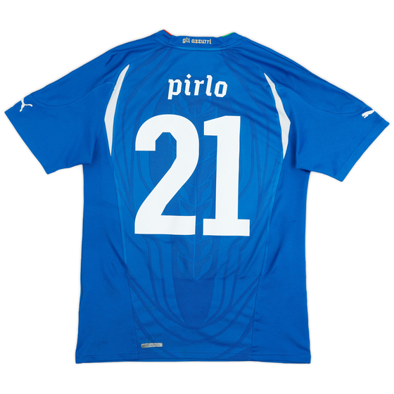 2010-12 Italy Home Shirt Pirlo #21 - 5/10 - (S)