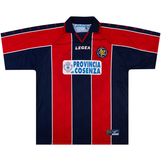 2001-02 Cosenza Match Issue Home Shirt Traversa #4