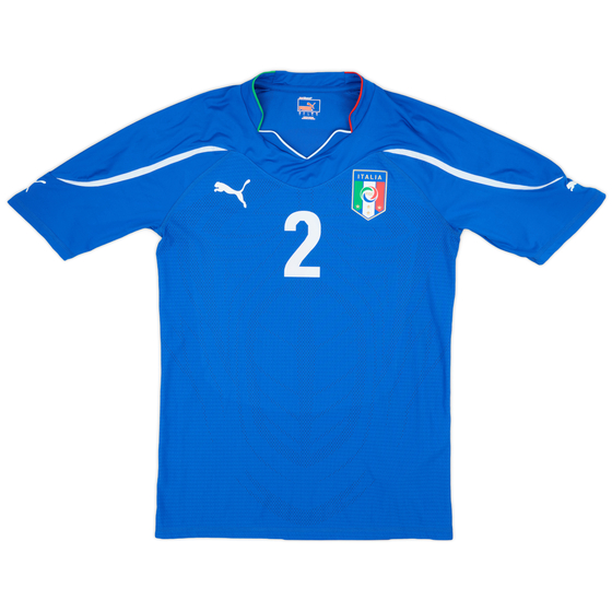 2010-12 Italy Home Shirt #2 - 10/10 - (L)