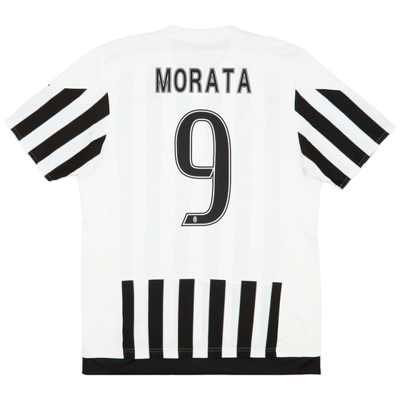 2015-16 Juventus Home Shirt Morata #9 - 8/10 - (L)