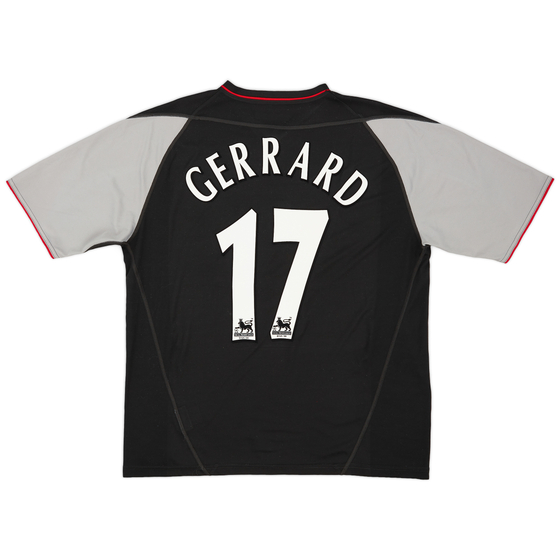2002-04 Liverpool Away Shirt Gerrard #8 - 7/10 - (L)