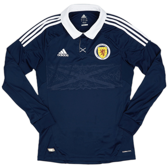 2011-13 Scotland Home L/S Shirt - 10/10 - (M)