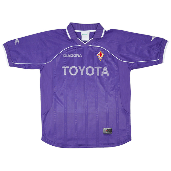 2000-01 Fiorentina Home Shirt - 5/10 - (XL)
