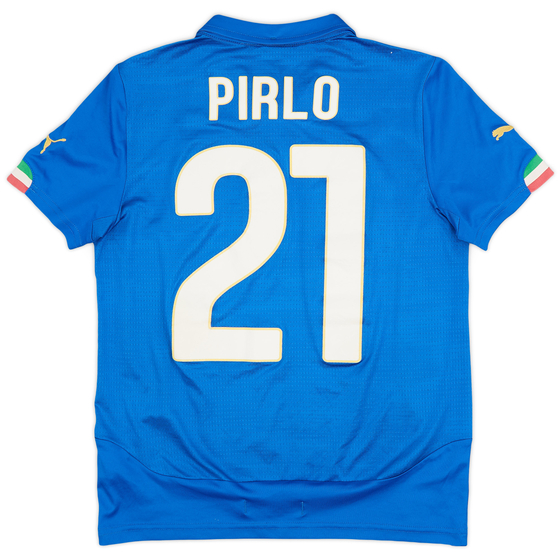 2014-15 Italy Home Shirt Pirlo #21 - 8/10 - (L.Boys)