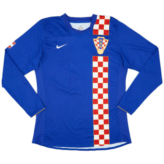 2006-08 Croatia Player Issue Away L/S Shirt - 6/10 - (L)