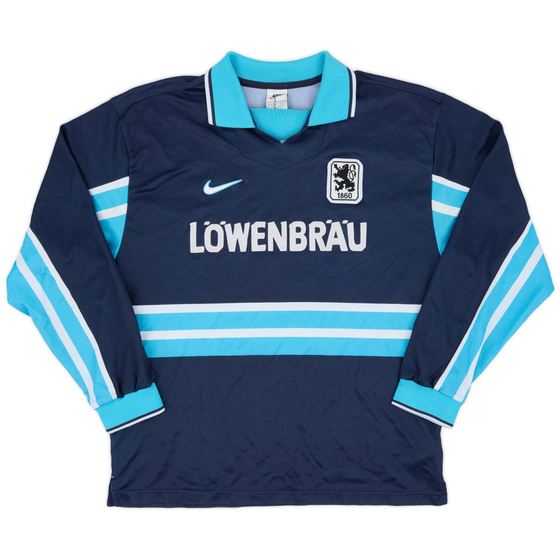 1997-98 1860 Munich Player Issue Away L/S Shirt #16 - 5/10 - (XL)