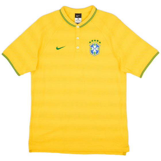 2014-15 Brazil Nike Polo Shirt - 9/10 - (L)