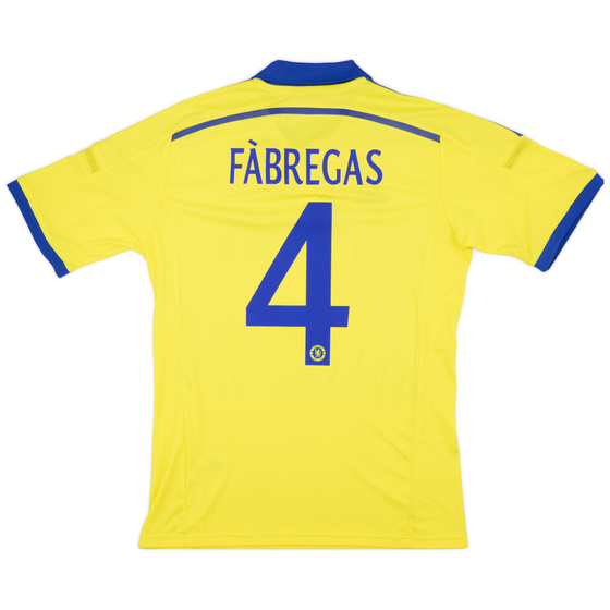 2014-15 Chelsea Away Shirt Fàbregas #4 - 10/10 - (M)