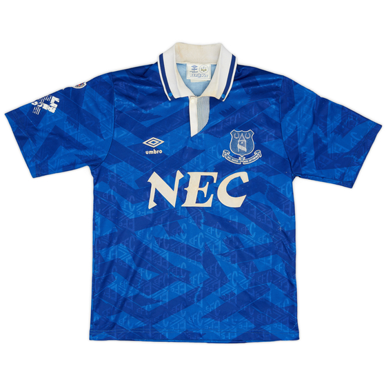 1991-93 Everton Home Shirt - 8/10 - (S)