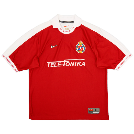 1999-00 Wisla Krakow Home Shirt - 9/10 - (L)