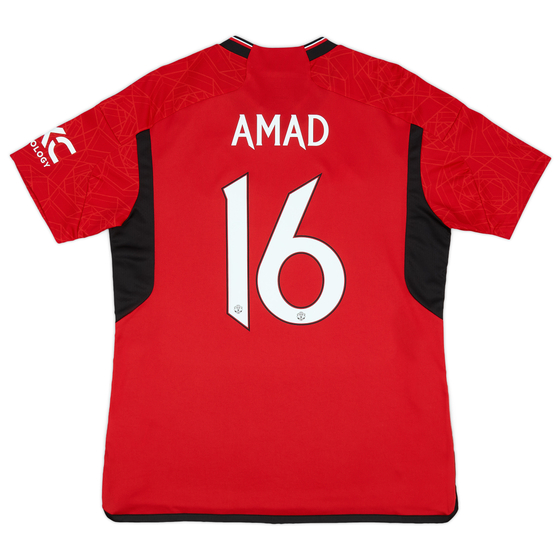 2023-24 Manchester United Home Shirt Amad #16
