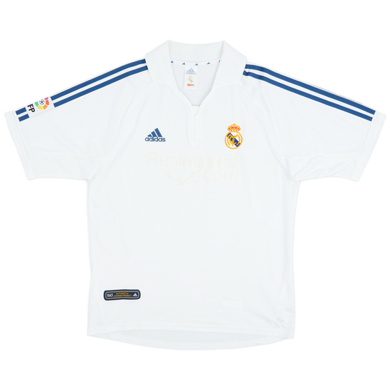 2001 Real Madrid Home Shirt - 3/10 - (M)