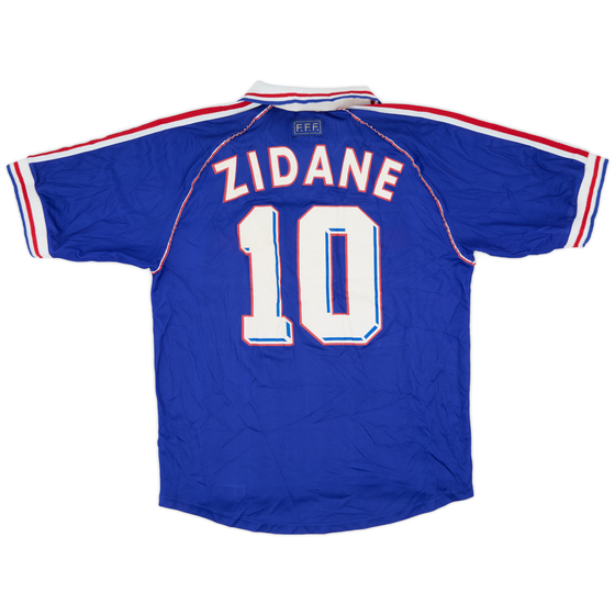 1998-00 France Home Shirt Zidane #10 - 5/10 - (L)