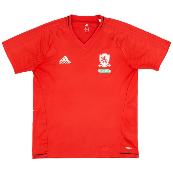 2017-18 Middlesbrough adizero Training Shirt - 7/10 - (L)