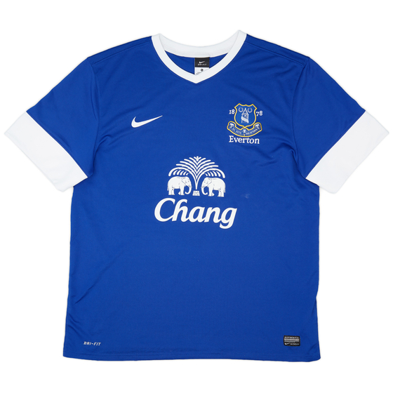 2012-13 Everton Home Shirt - 8/10 - (XL)