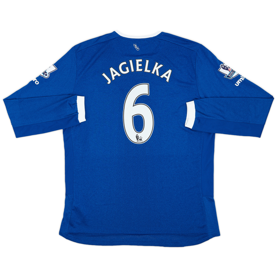 2015-16 Everton Home L/S Shirt Jagielka #6 (XL)