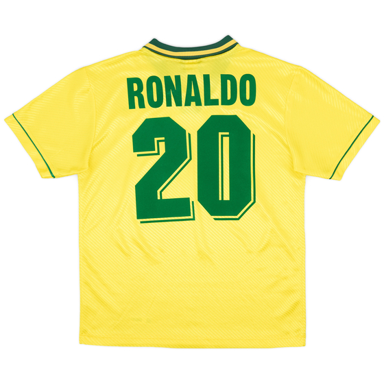 1994 Brazil Home Shirt Ronaldo #20 - 5/10 - (L)