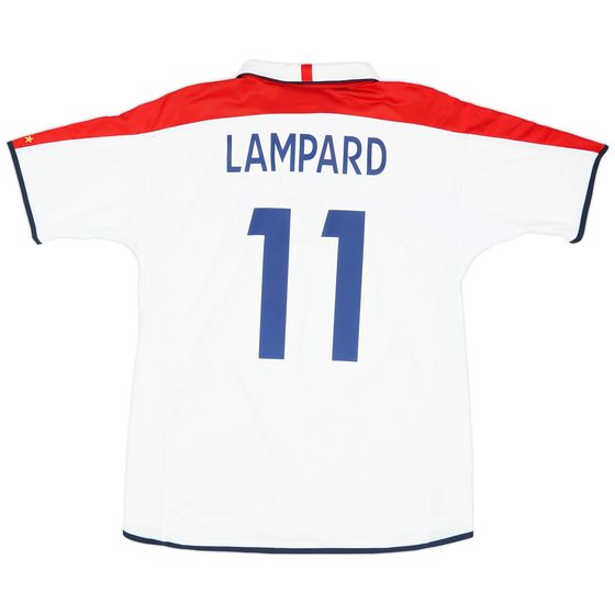 2003-05 England Home Shirt Lampard #11 - 6/10 - (XL)