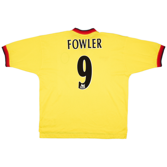 1997-99 Liverpool Away Shirt Fowler #9 - 9/10 - (XXL)