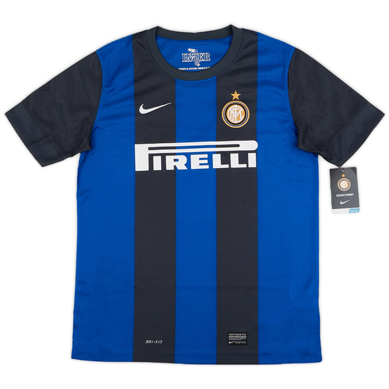 2012-13 Inter Milan Home Shirt (XL.Boys)