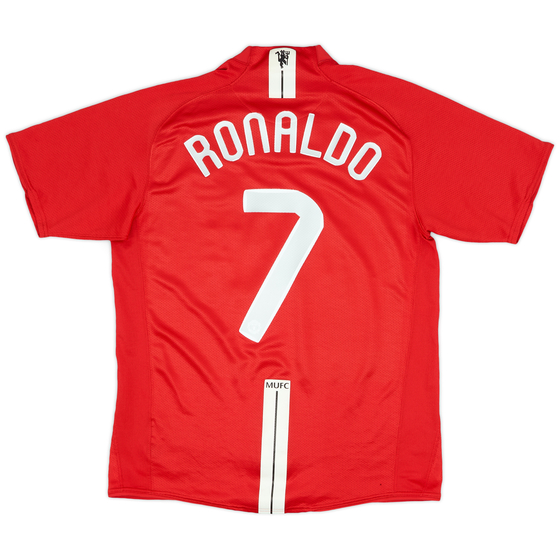 2007-09 Manchester United Home Shirt Ronaldo #7 - 6/10 - (M)