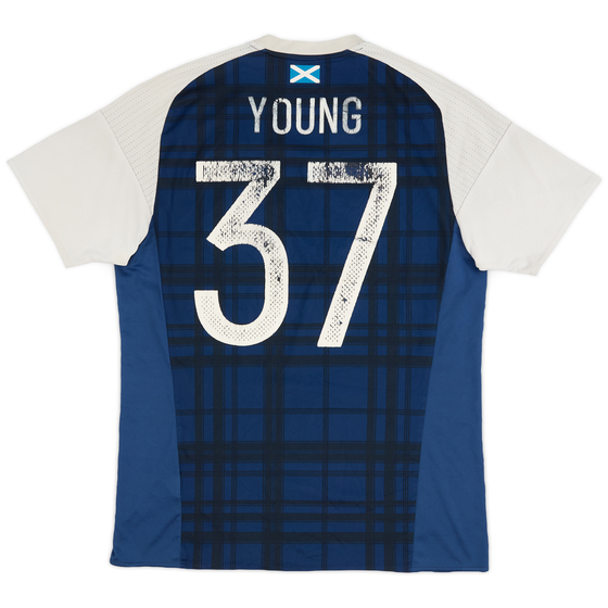 2015-17 Scotland Home Shirt Young #37 - 5/10 - (M)