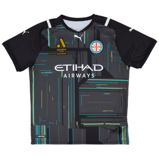 2021-22 Melbourne City Player Issue GK S/S Shirt (L)