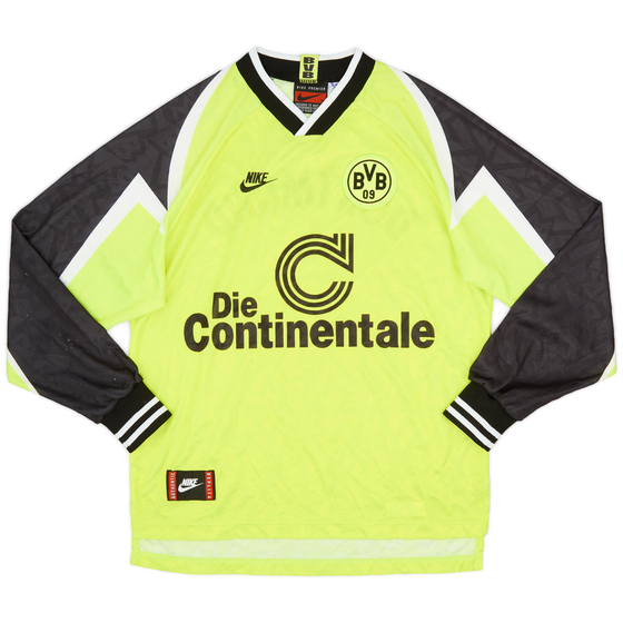 1995-96 Borussia Dortmund Home L/S Shirt - 6/10 - (M)