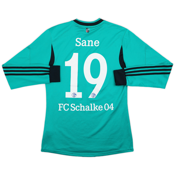 2013-15 Schalke Player Issue Third L/S Shirt Sane #19 - 10/10 - (S)