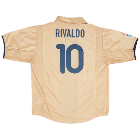 2001-03 Barcelona Away Shirt Rivaldo #10 (L)