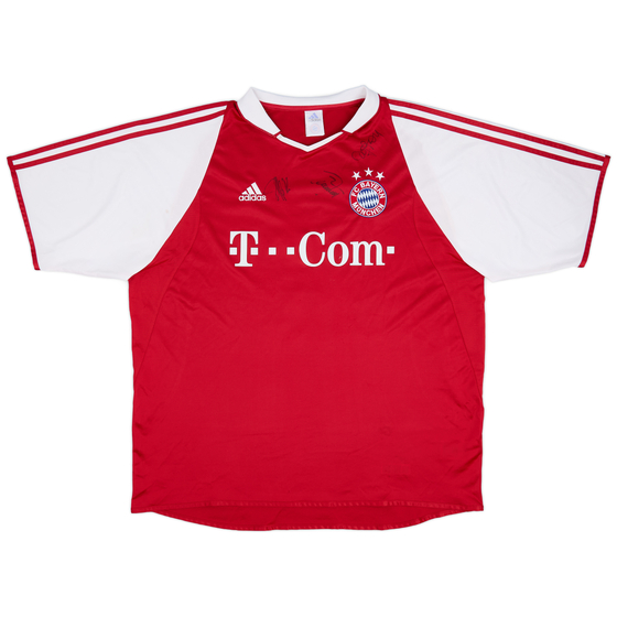 2004-05 Bayern Munich Signed Home Shirt Ballack #13 - 3/10 - (XXL)