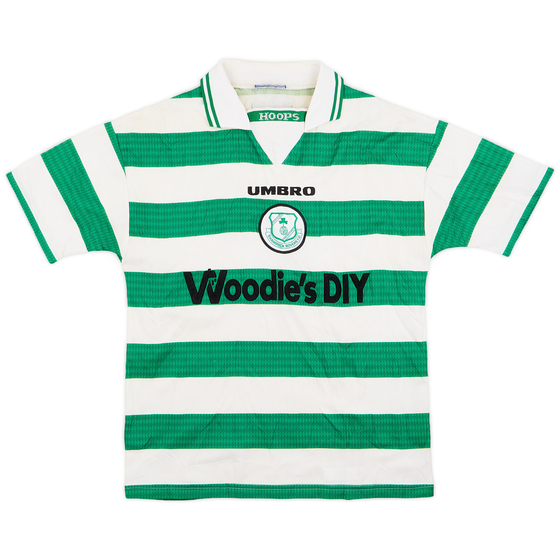 1997-98 Shamrock Rovers Home Shirt - 8/10 - (M)