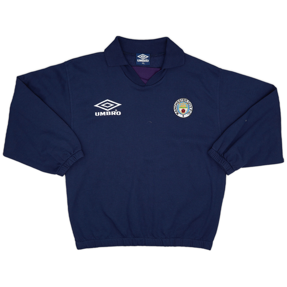 1993-94 Manchester City Umbro Sweat Top - 9/10 - (XL)