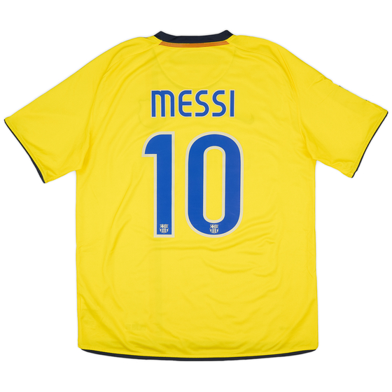 2008-10 Barcelona Away Shirt Messi #10 - 8/10 - (L)