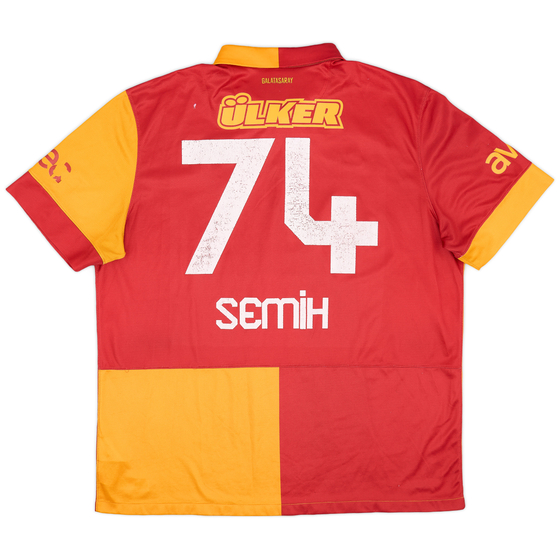 2012-13 Galatasaray Home Shirt Semih #74 - 5/10 - (XXL)