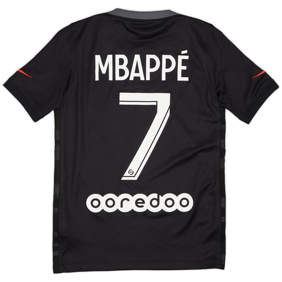 2021-22 Paris Saint-Germain Third Shirt Mbappé #7 - 9/10 - (M.Boys)
